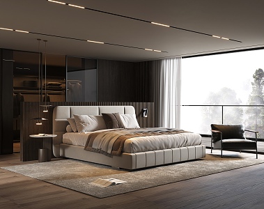 Modern Bedroom 3d model