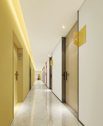 Apartments Corridor 3d model