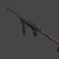 Light submachine gun 3d model