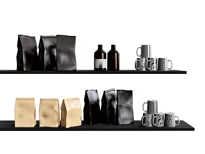 Modern Coffee Bean Coffee Mark Ben Ornaments 3d model Modern Coffee Bean Coffee Mark Ben Ornaments 3d model