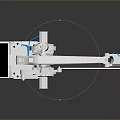 Game Movie Character ABB White Mechanical Arm With Detailed Design And Realistic Features