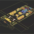 Chinese Temple Exquisite Taoist Temple 3d model