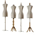 Fashion Mannequin Torso Displays With Different Wooden And Metal Stands