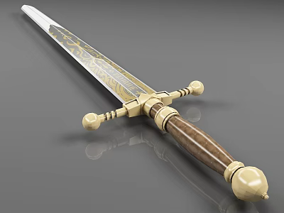 Sword Weapon Knight Sword 3d model Sword Weapon Knight Sword 3d model