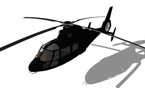 Modern Helicopter 3d model