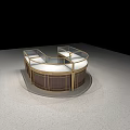 Jewelry Display Cabinet See Container Display Cabinet 3d model
