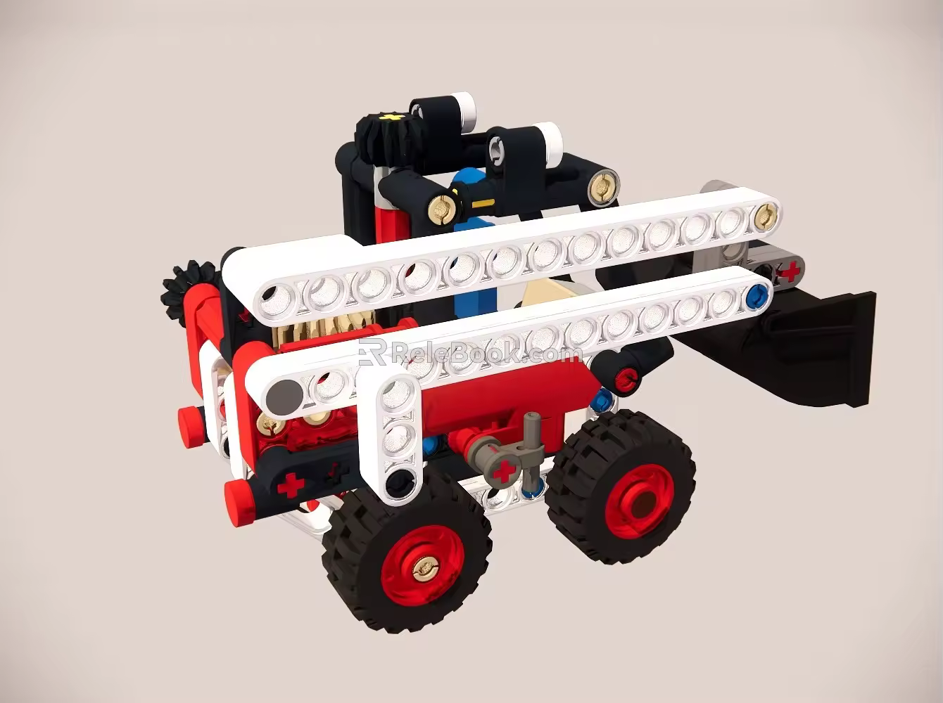 compact loader 3d model