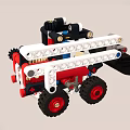 compact loader 3d model
