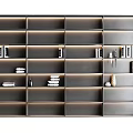 Modern bookcase 3d model