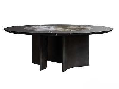 big round table 3d model