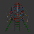 Colorful Sports Equipment with Metal Frame Climbing Structure for Outdoor Fitness Training
