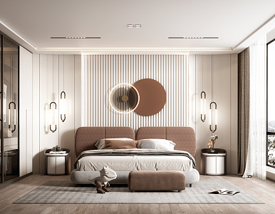 Modern Bedroom 3d model