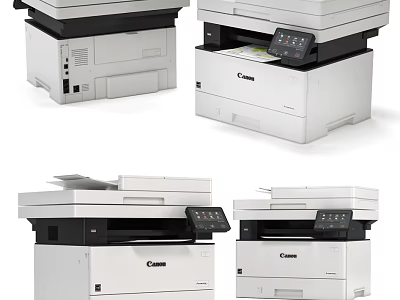 Reliable Canon Multifunctional Office Printers With All In One Print Scan Copy Functions 3d model