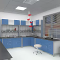 Modern Laboratory Testing Room 3d model