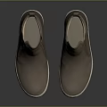 Brown Leather Slip on Casual Shoes With White Sole And Minimalist Comfortable Design