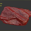 Natural Stone With Rough Textured Surface And Gray Orange Color Hues For Interior Decoration Projects