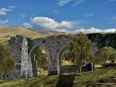 Monastery Water Mill Site 3d model