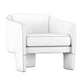 Stylish Modern Single Sofa with Comfortable Design and Various Colors for Living Room