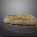 Freshly Baked Artisan Bread With Golden Crust And Soft Interior