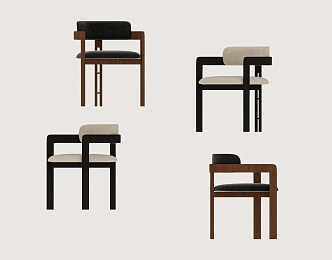 Quiet Wind Dining Chair 3d model