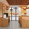 Stone Pot Chicken Hotpot Restaurant Exterior With Orange Signage Glass Doors And Dining Tables