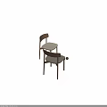 Modern Wooden Dining Chairs With Upholstered Seats For Home Kitchen Use