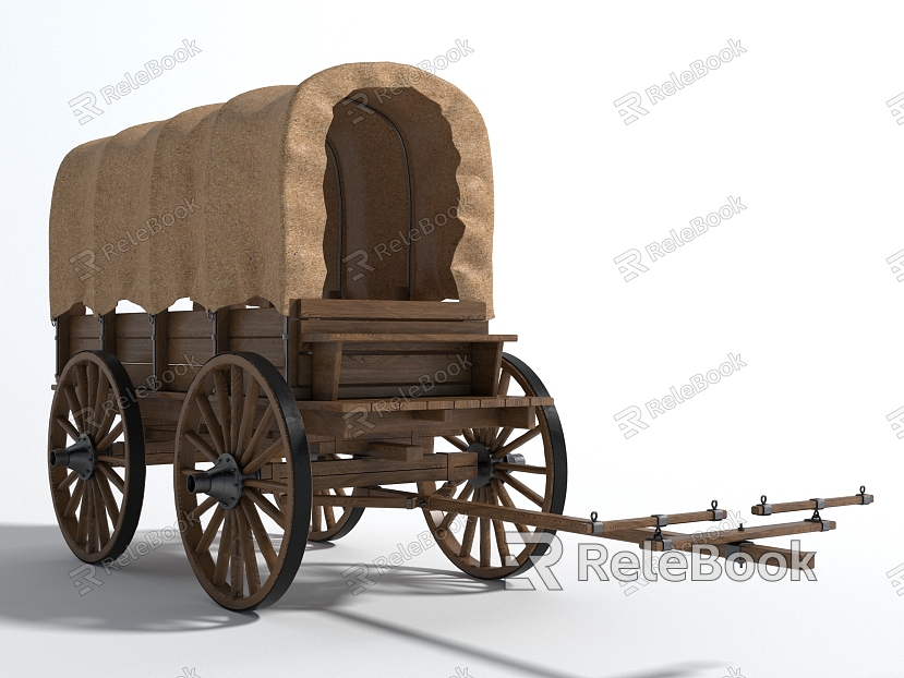 Chinese style carriage carriage car truck model