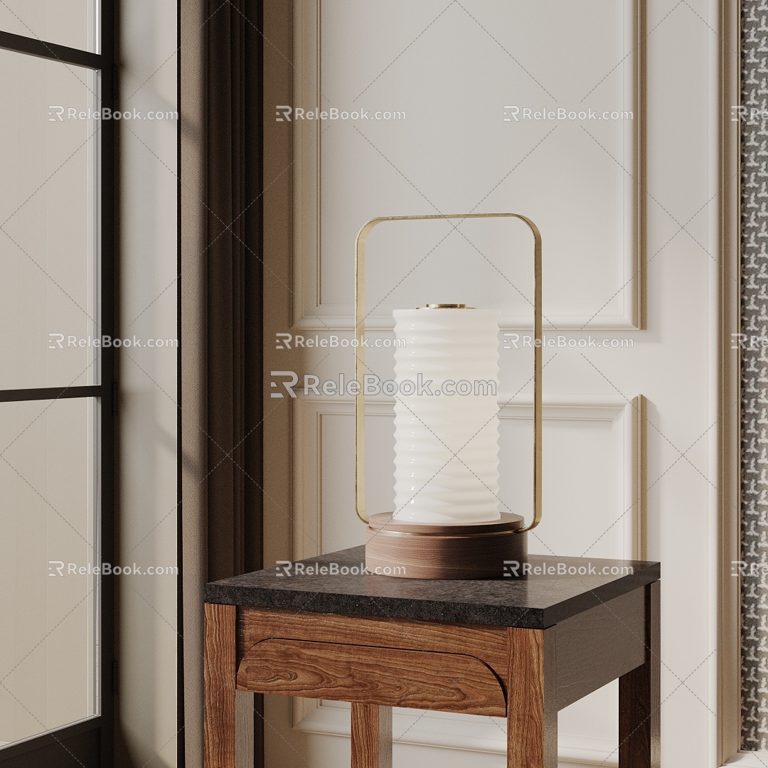 Modern table lamp 3d model