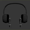 Modern Gray Headphones With Pink LED Lights And Comfortable Over Ear Cups Design