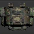Tactical Camouflage Backpack With Multiple Pockets And Adjustable Straps For Outdoor Activities
