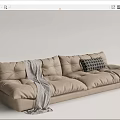 Modern Baxter Multiplayer Sofa 3d model