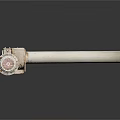 White Industrial Mechanical Equipment With Electric Motor And Flange Mounted Shaft
