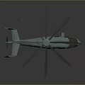 Light Blue Aerospace Helicopter Featuring Multiple Rotors For Space Transport Missions