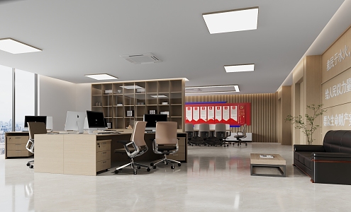 Meeting Room Office Area 3d model