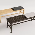 Modern bench 3d model