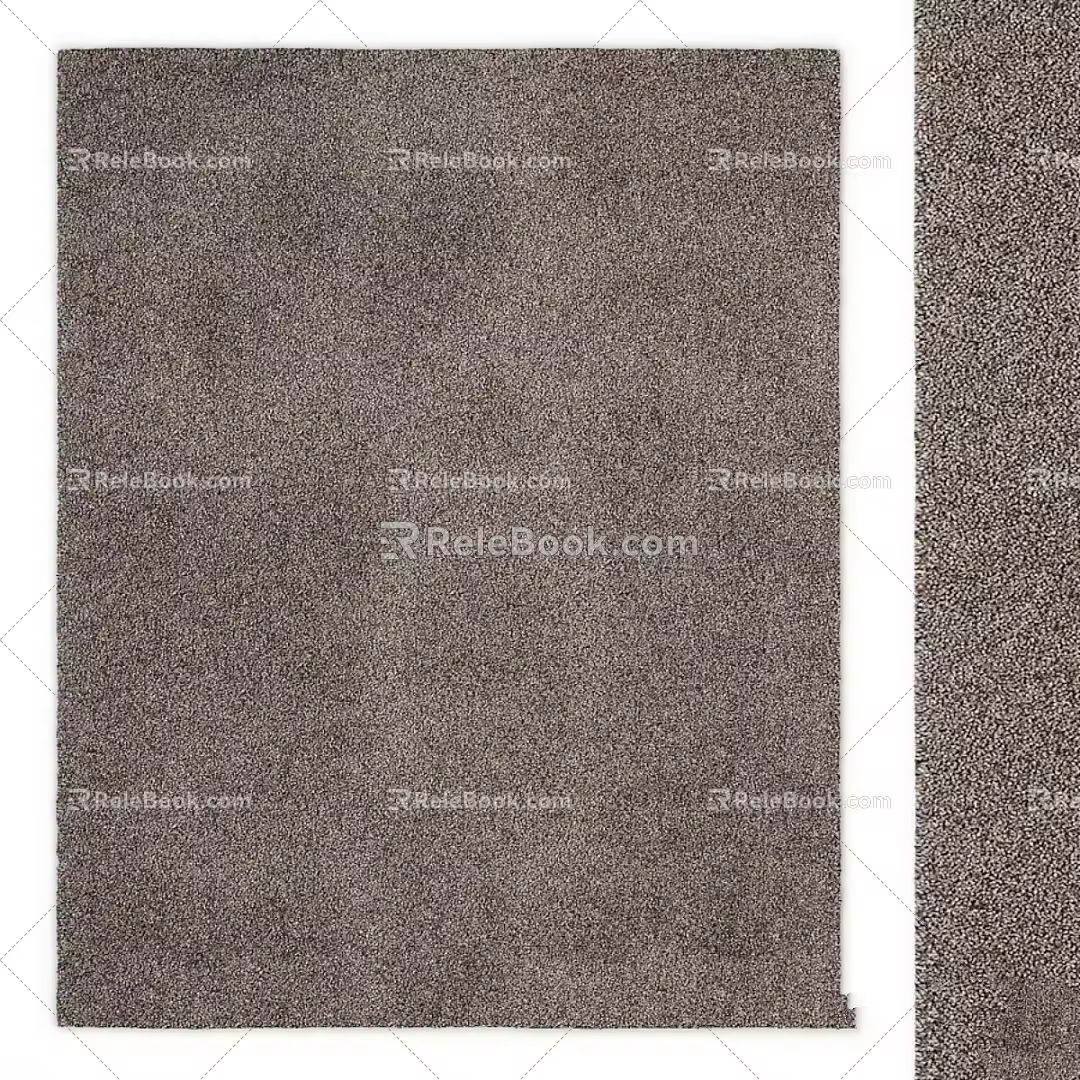 Modern square carpet IKEA 3d model