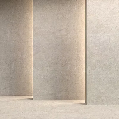 Neutral Textured Walls For Minimalist Interior 3d model