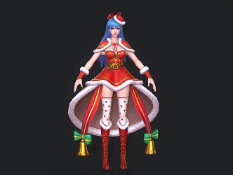 Christmas Theme Role Game Role 3d model