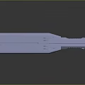 Silver Tactical Pistol 3D Rendered Design With Ventilation Holes And Modern Structure