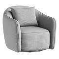 Accent Chair Green Upholstered With Rounded Armrest Comfortable Cushion And Color Options