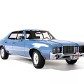 American Classical Car 3d model