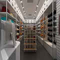 Specialty Retail Store Interior With Neatly Arranged Shelves And Diverse Merchandise