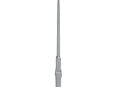 Stainless Steel Precision Tool With Pointed Tip And Comfortable Grip Handle 3d model