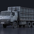 Doomsday Apocalypse Broken Armored Car Broken Car Truck Jeep Tractor 3d model