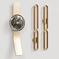 Modern Wall Lamps With Gold Metal Frame Round And Rectangular Designs For Contemporary Interior Decor