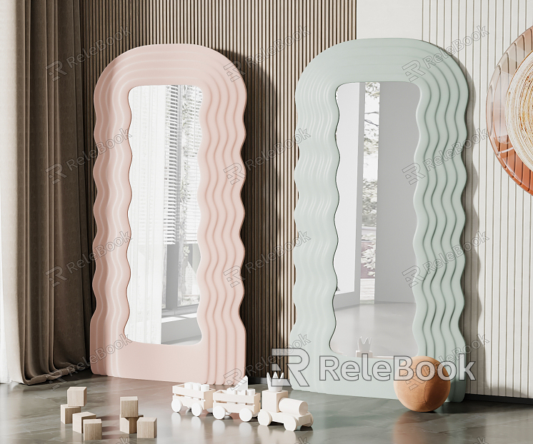 modern mirror full-length mirror model