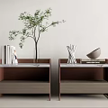 Modern bedside table 3d model