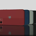 Various Colored Smartphones Displayed In Array With Camera Modules And Modern Design