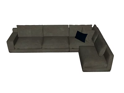Modern corner sofa Italian natuzzi 3d model