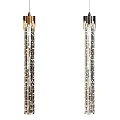 Modern Crystal Ceiling Lights With Decorative Design In Gold And Silver Finish
